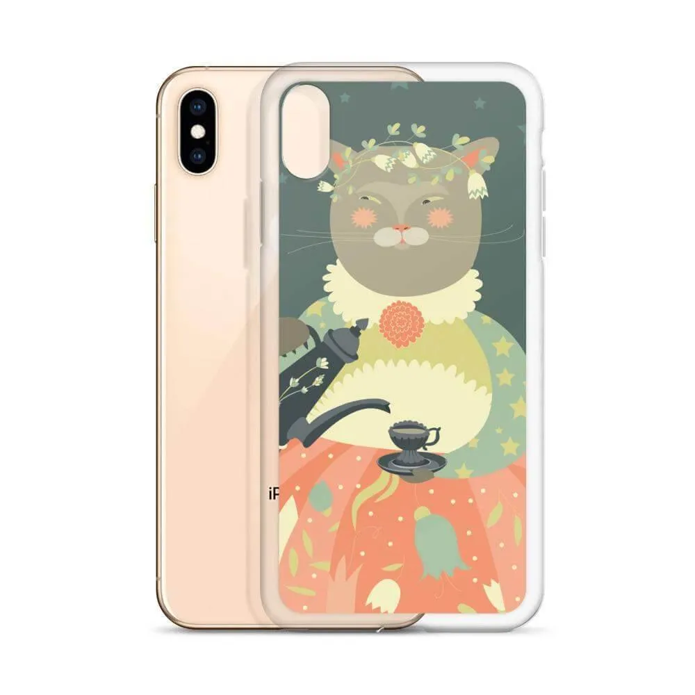Cute Cat Lady iPhone Case