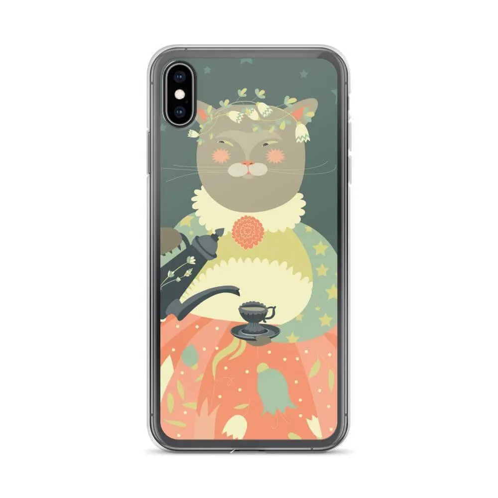 Cute Cat Lady iPhone Case