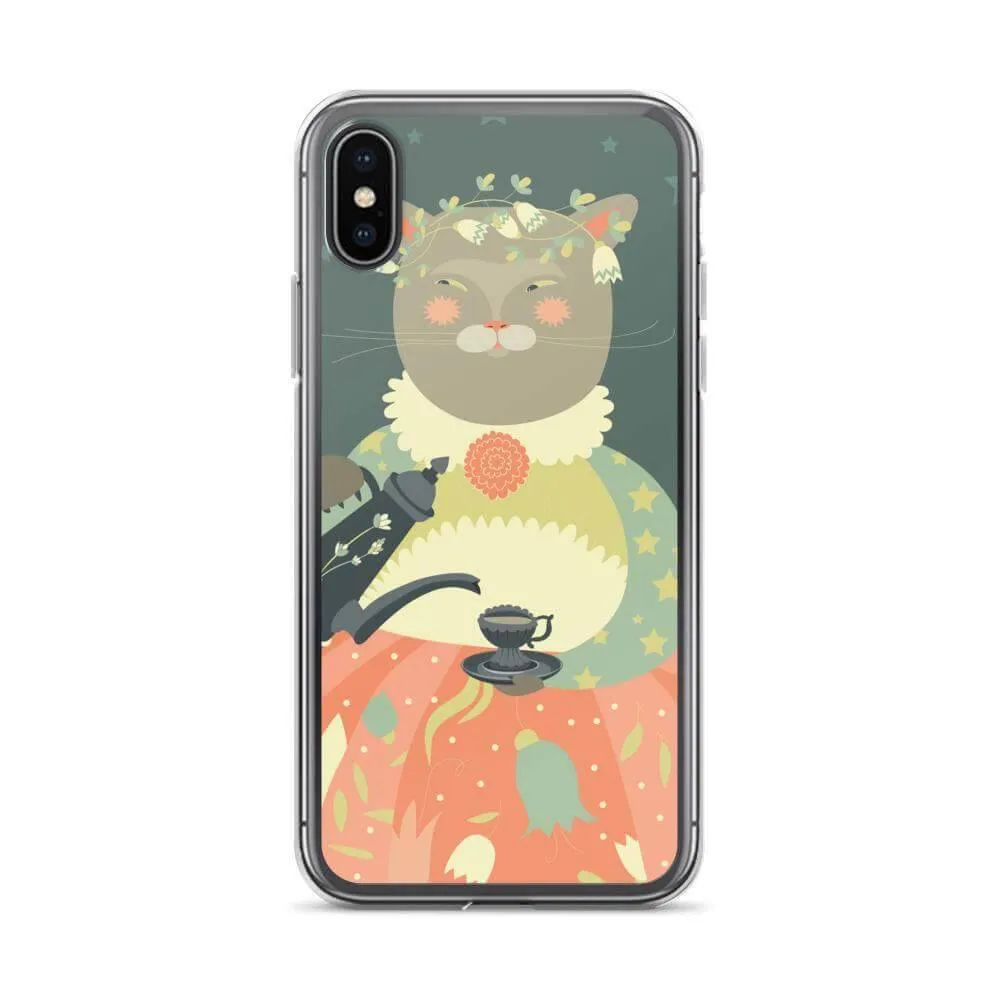 Cute Cat Lady iPhone Case