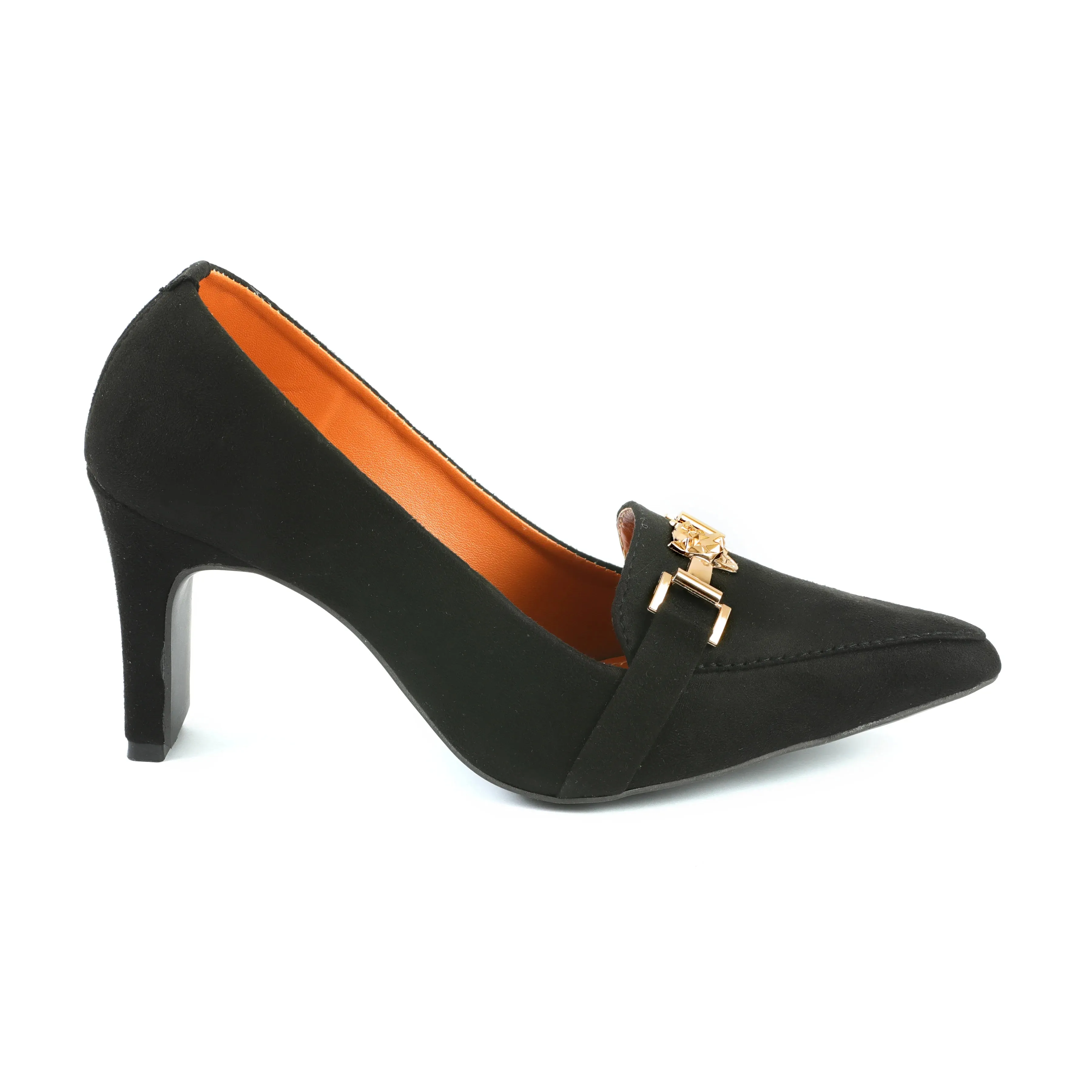 Debon Black women court shoes