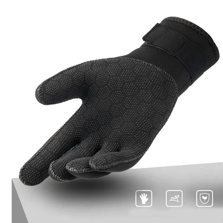DIVESTAR Diving Gloves Cut & Stab Resistant Sports Gloves, Model: 5mm, Size: XL