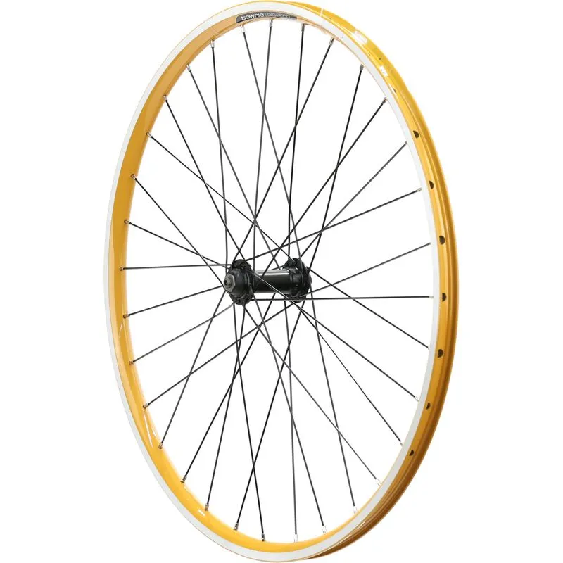 Electra Townie 7D 26" yellow Front Wheel, Clincher, Quick release, Rim Brake
