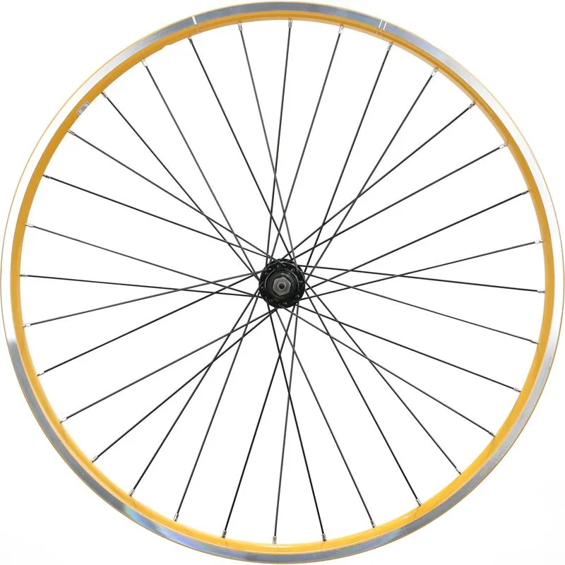 Electra Townie 7D 26" yellow Front Wheel, Clincher, Quick release, Rim Brake