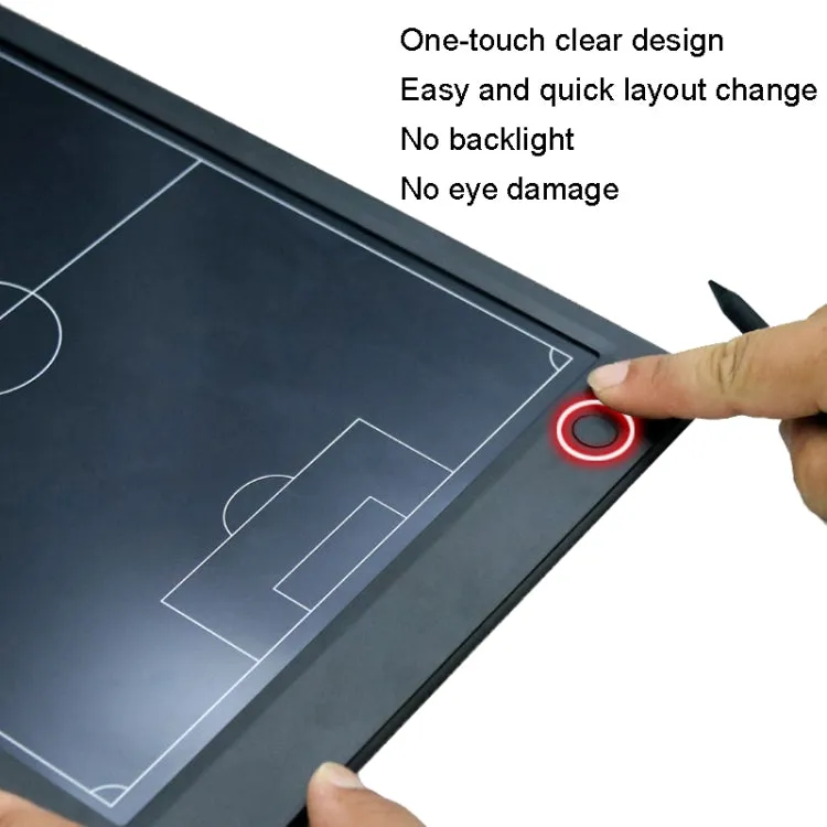 Electronic LCD Football Basketball Teaching Competition Explanation Board, Style: 15 inch Football
