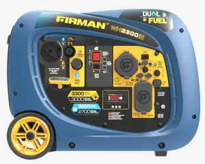 Firman Generator WH03042 Electric Start Whisper Series DUAL FUEL