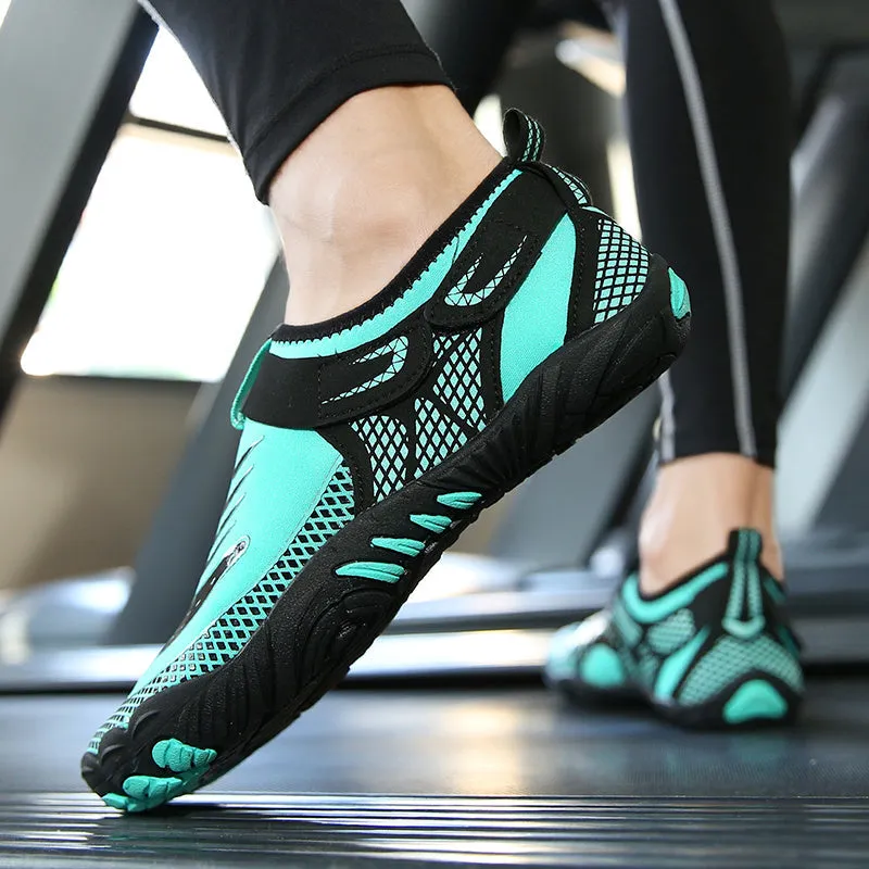 Fitness Sports Training Shoes Non-Slip Lightweight Breathable Barefoot Hiking Shoes Footwear (Unisex)
