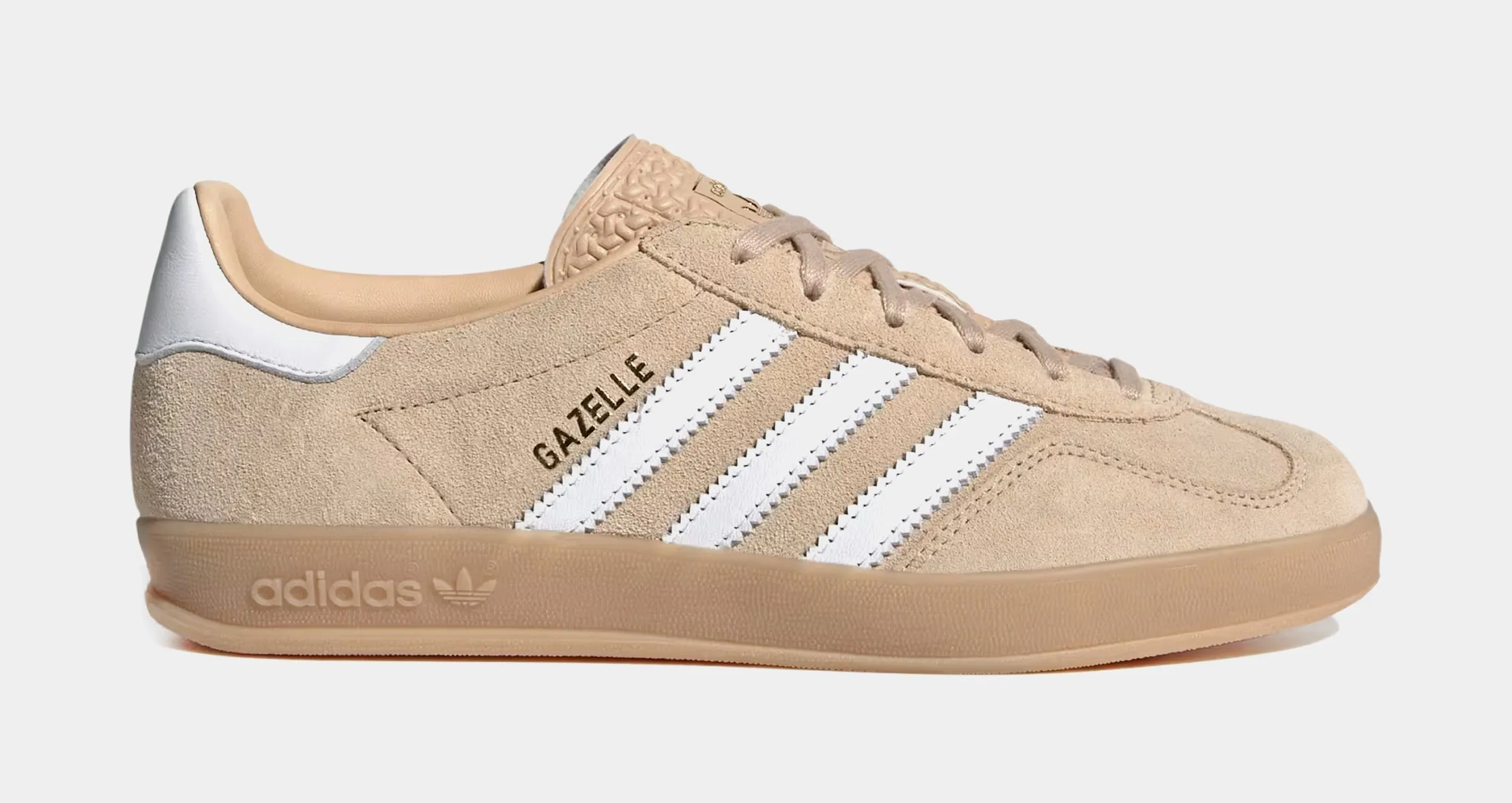 Gazelle Indoor Womens Lifestyle Shoes (Magic Beige/Cloud White)