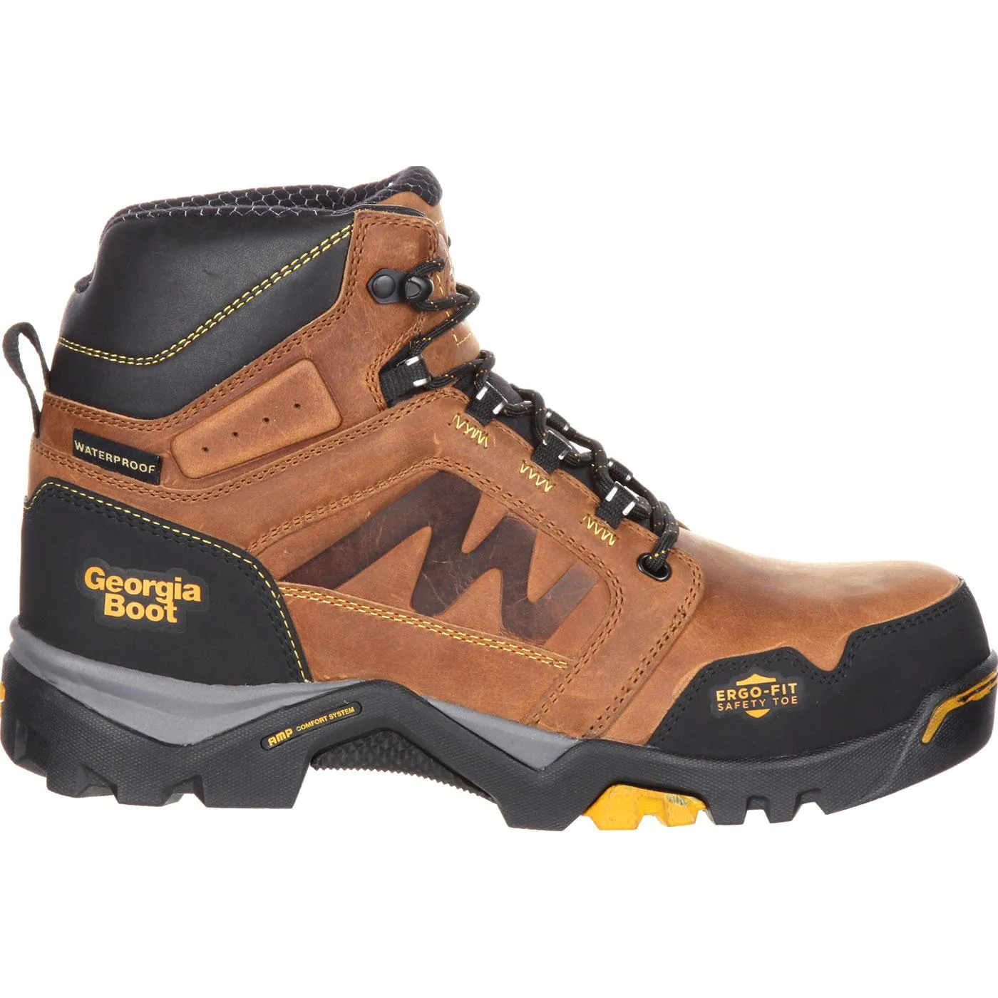 Georgia | Men's Amplitude Composite Toe Waterproof Work Boot | Trail Crazy Horse