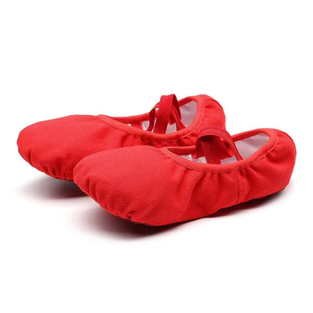 Girl's Classic Canvas Training Ballet Dancing Flat