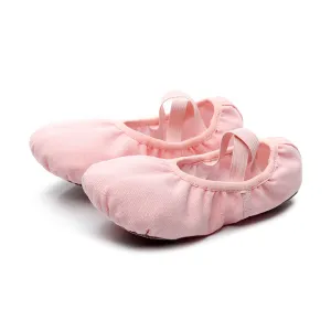 Girl's Classic Canvas Training Ballet Dancing Flat