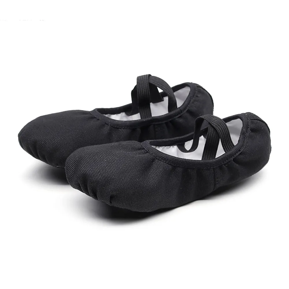Girl's Classic Canvas Training Ballet Dancing Flat