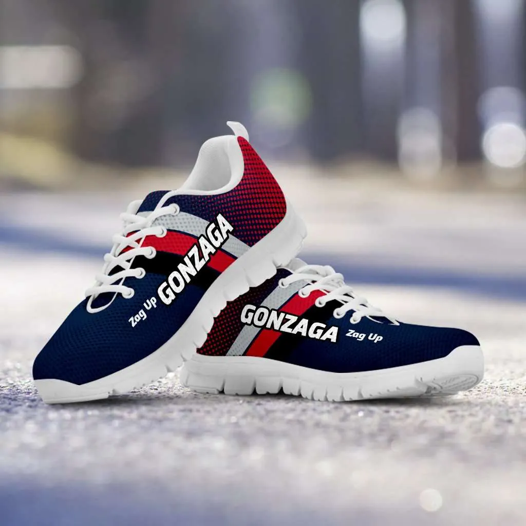 Gonzaga Zag Up Bulldogs Basketball Fans Running Shoes