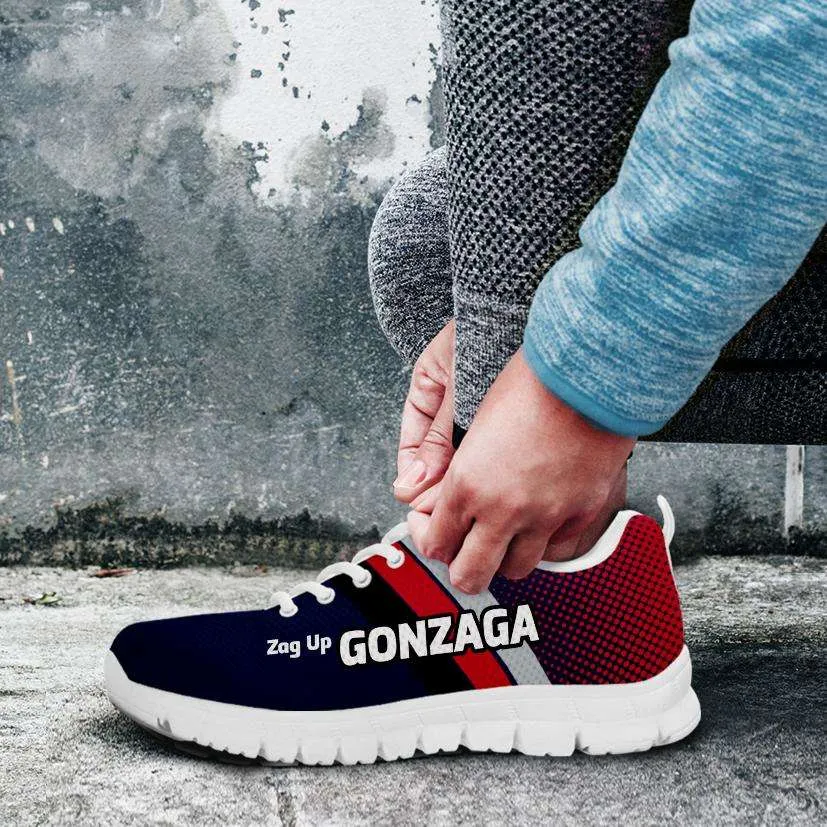 Gonzaga Zag Up Bulldogs Basketball Fans Running Shoes