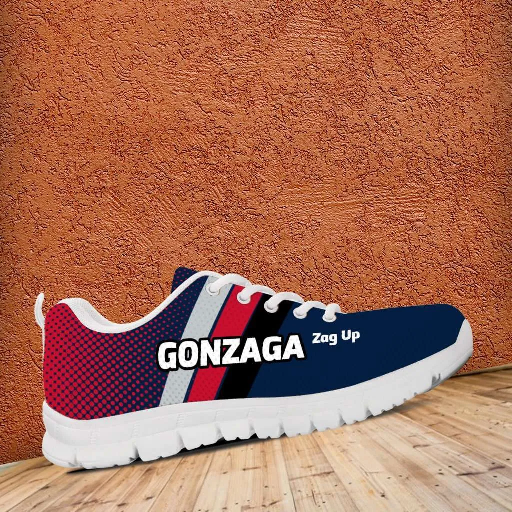 Gonzaga Zag Up Bulldogs Basketball Fans Running Shoes
