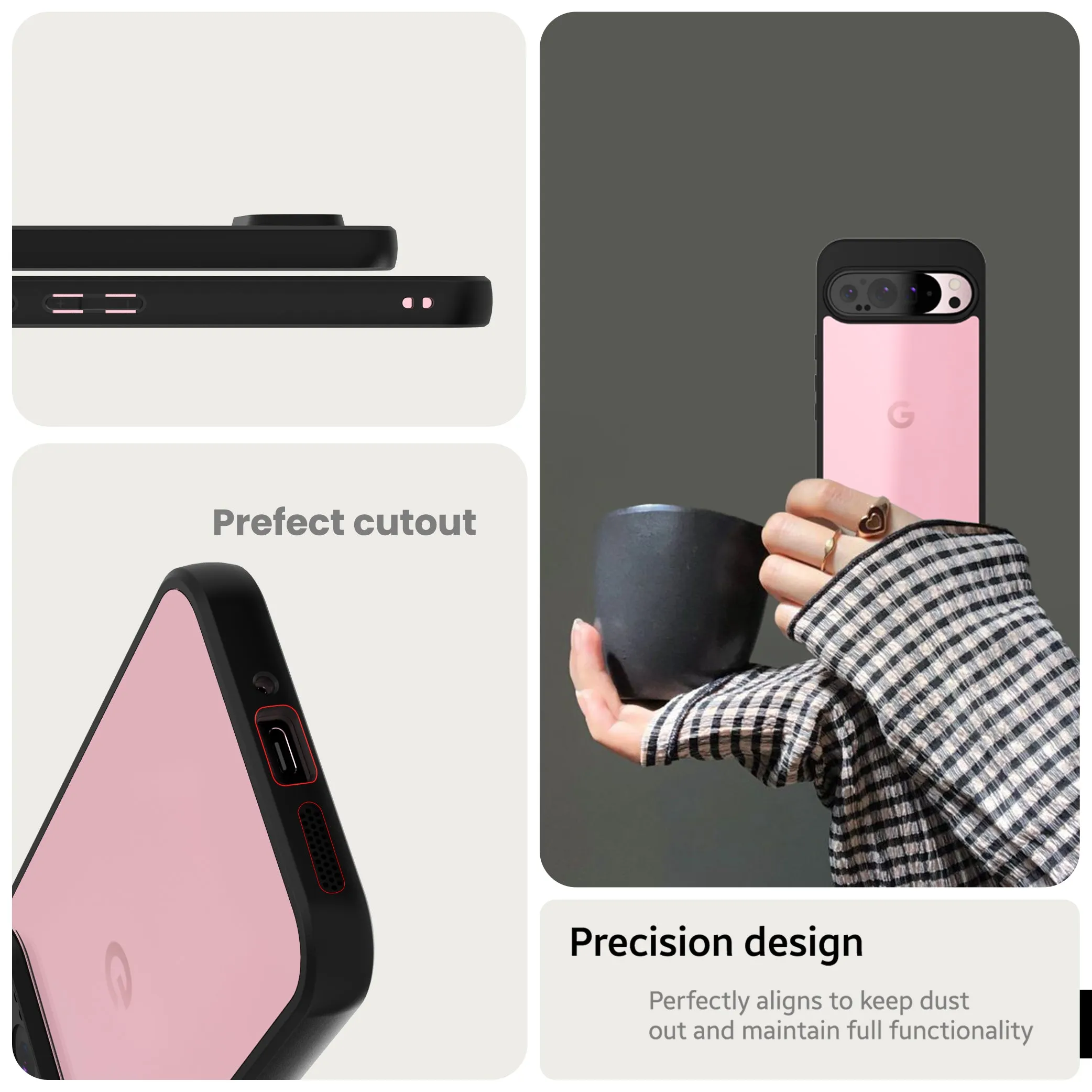 Google Pixel 9 (5G) Back Cover Case | Hybrid - Black