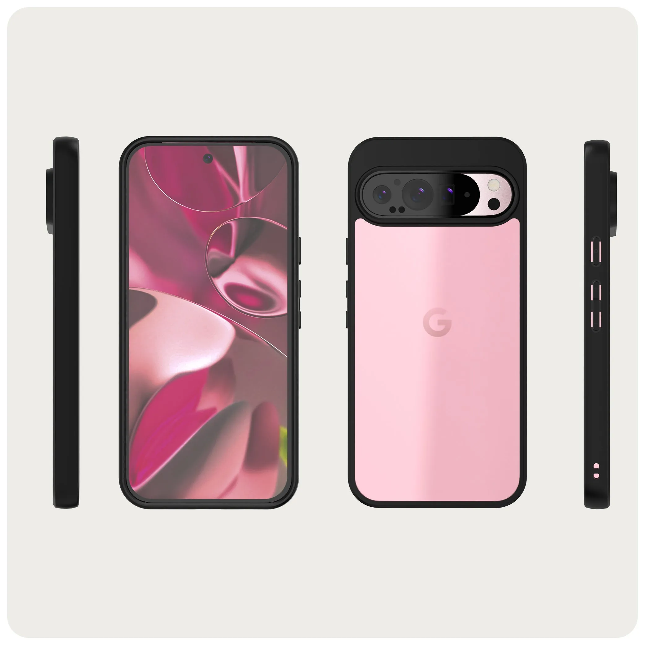 Google Pixel 9 (5G) Back Cover Case | Hybrid - Black