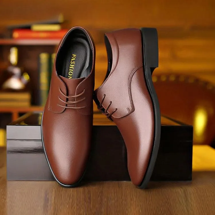 Groomsmen Formal Leather Shoes for Men - Business & Casual Comfort