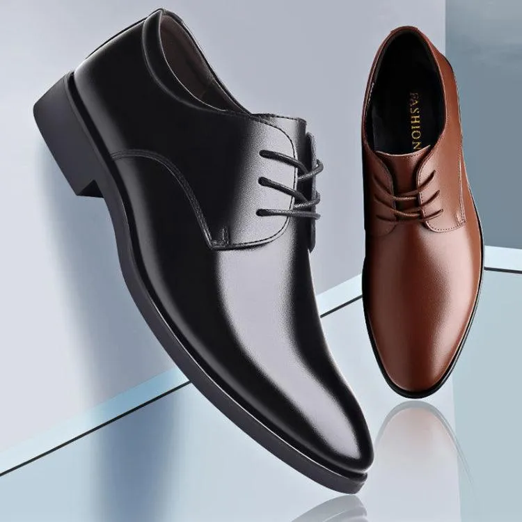 Groomsmen Formal Leather Shoes for Men - Business & Casual Comfort