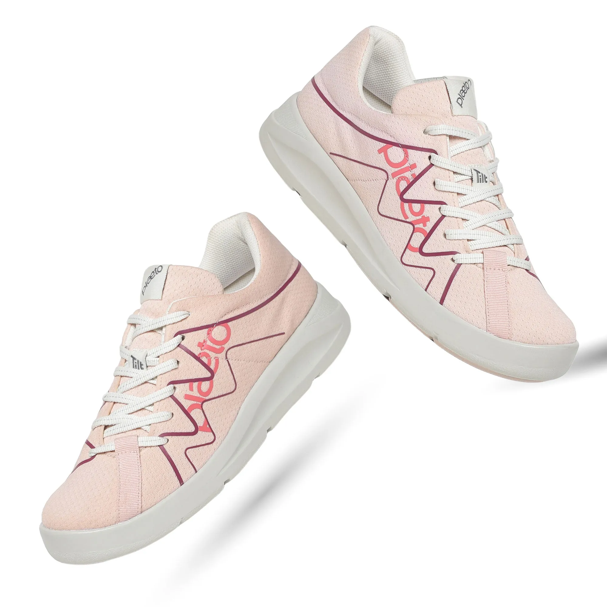 Gully Women's Sports Shoes - Pink / Orange
