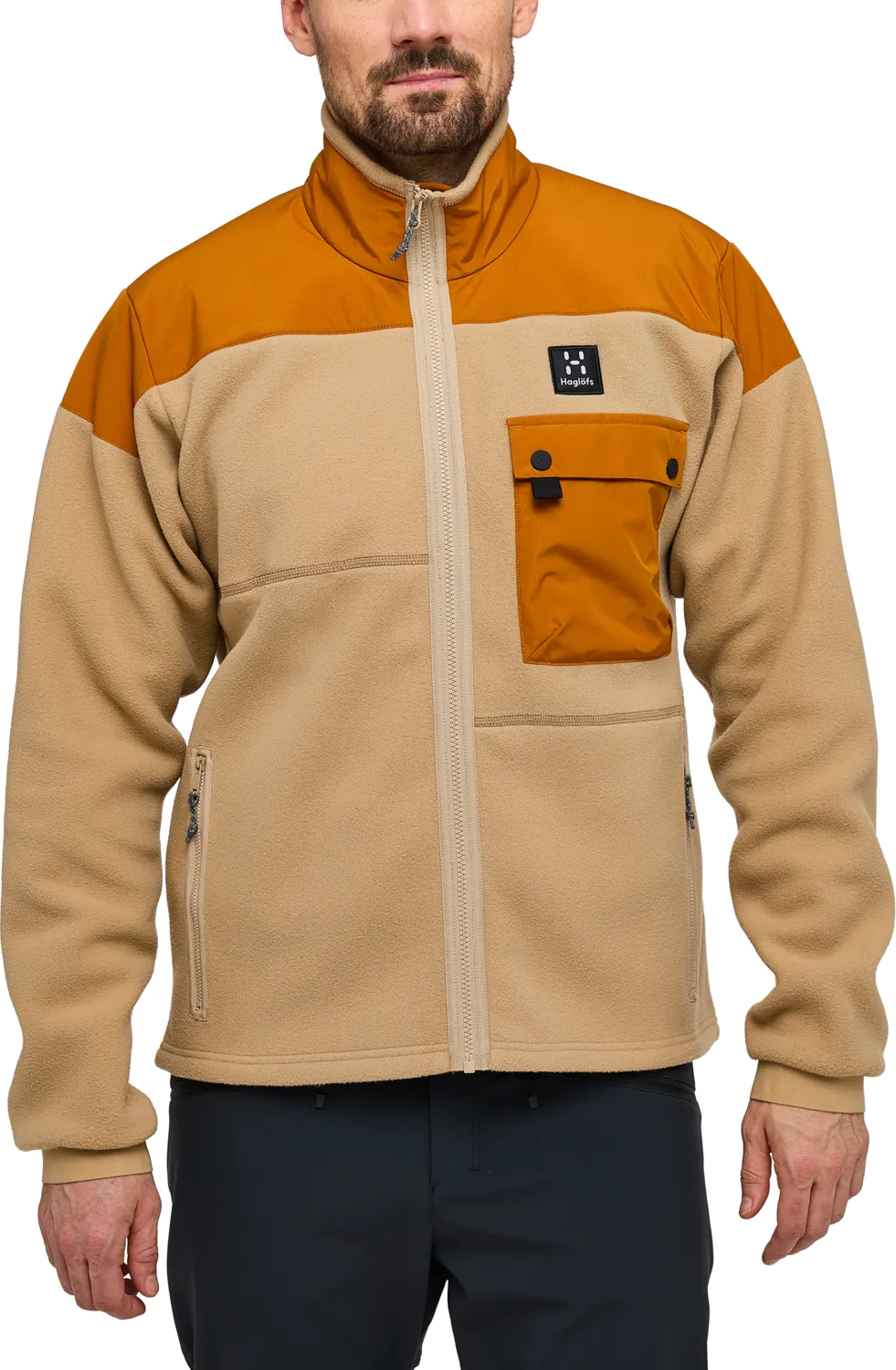 Haglöfs Men&#x27;s Avesta Hybrid Jacket Sand | Buy Haglöfs Men&#x27;s Avesta Hybrid Jacket Sand here | Outnorth