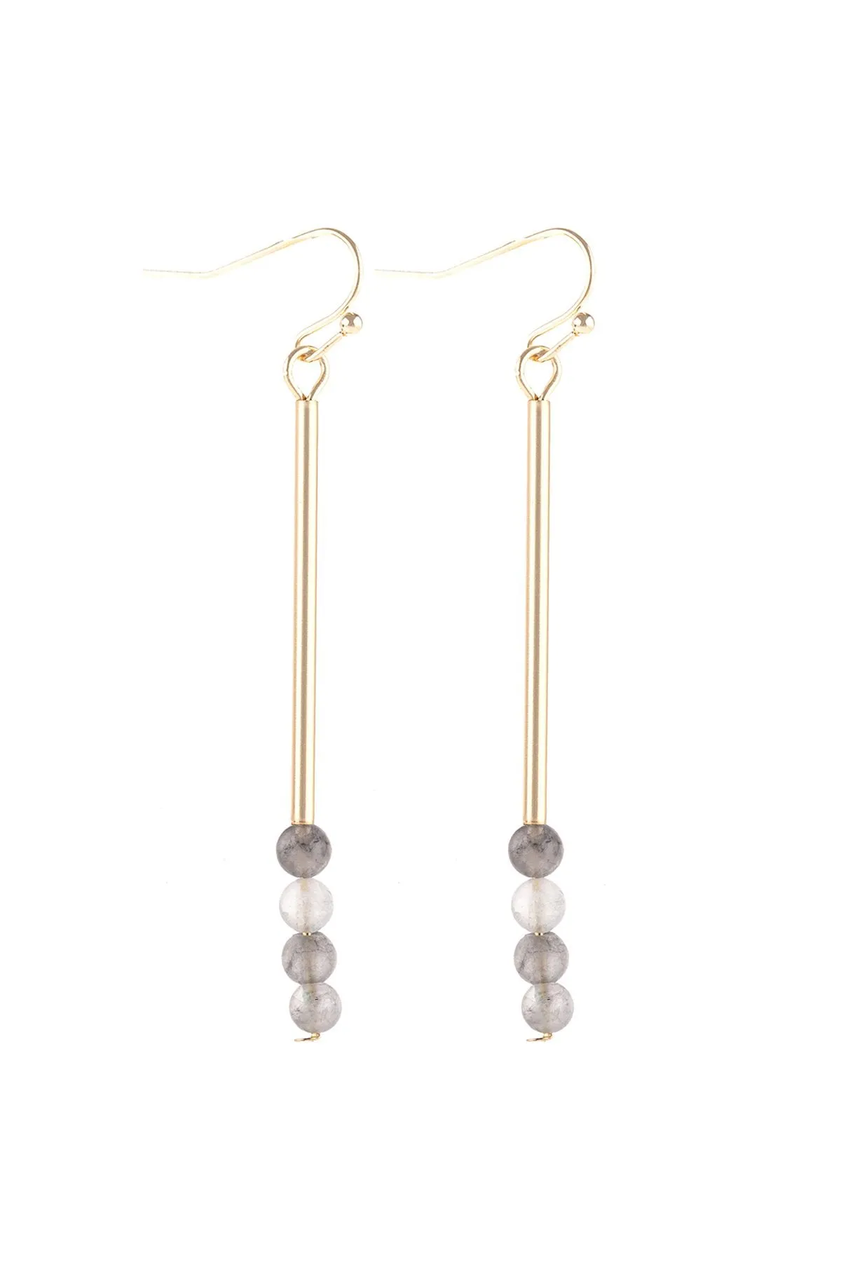 Hde3066 - Dangle Beads Hook Earrings