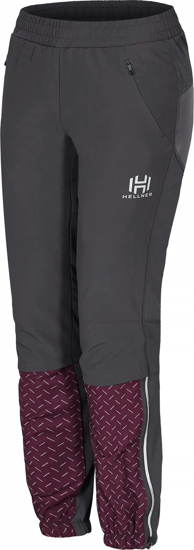 Hellner Harrå Hybrid Pants Women Grape Wine | Buy Hellner Harrå Hybrid Pants Women Grape Wine here | Outnorth
