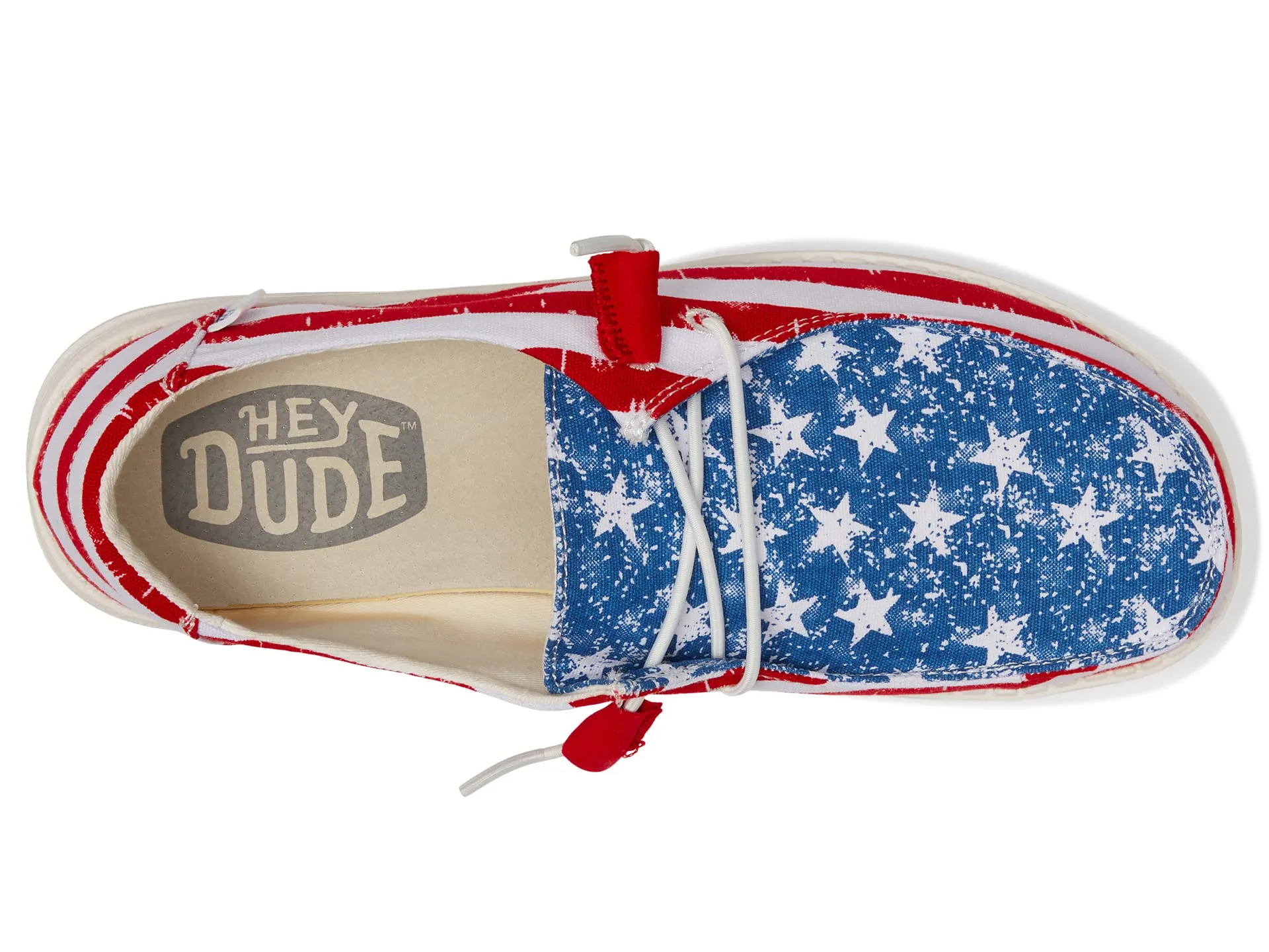 Hey Dude Wendy Patriotic Sneakers