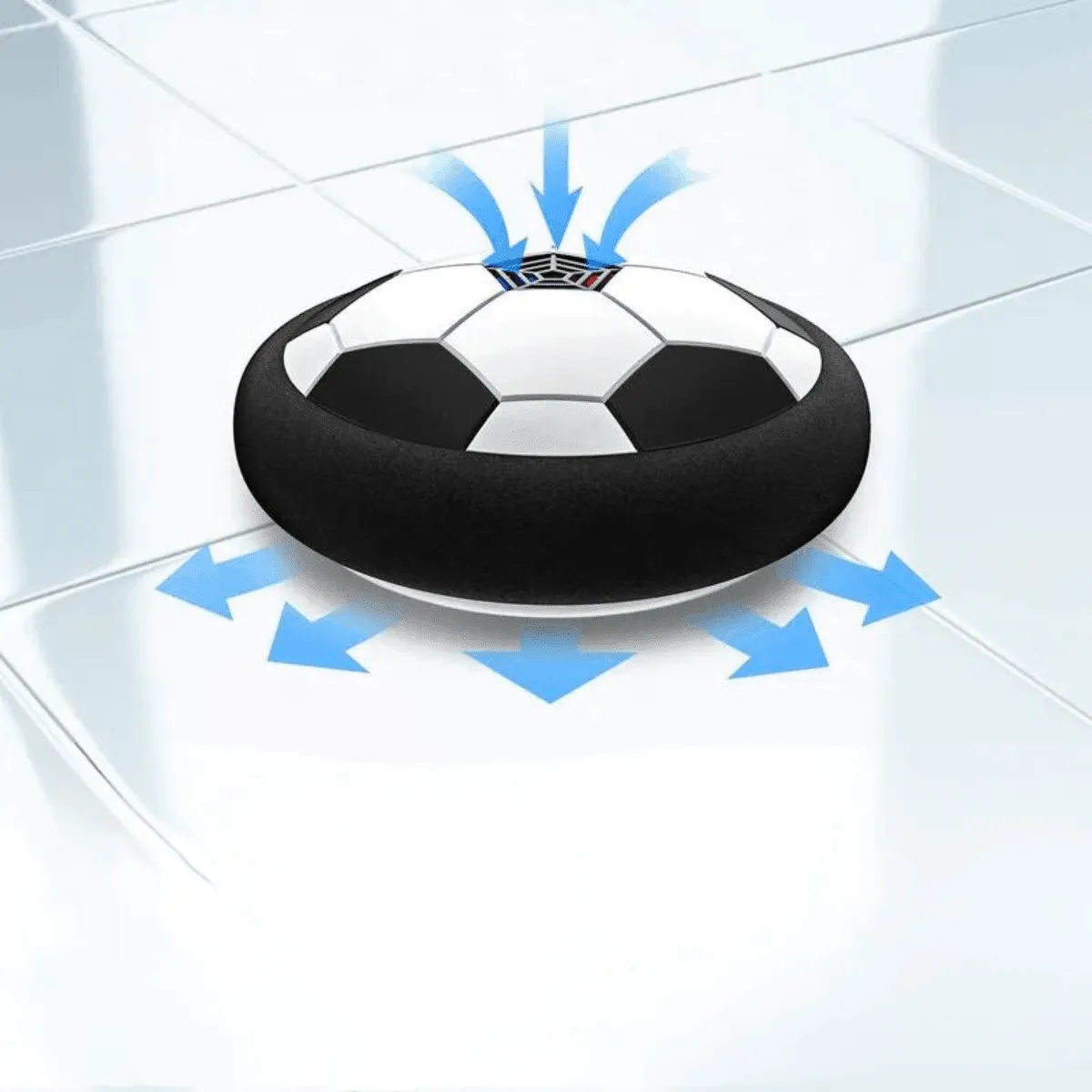 Hover Soccer Ball, Indoor and Outdoor Play, Soft Foam Bumpers, LED Lights, Smooth Gliding, Safe for Kids, Perfect Gift for Active Fun