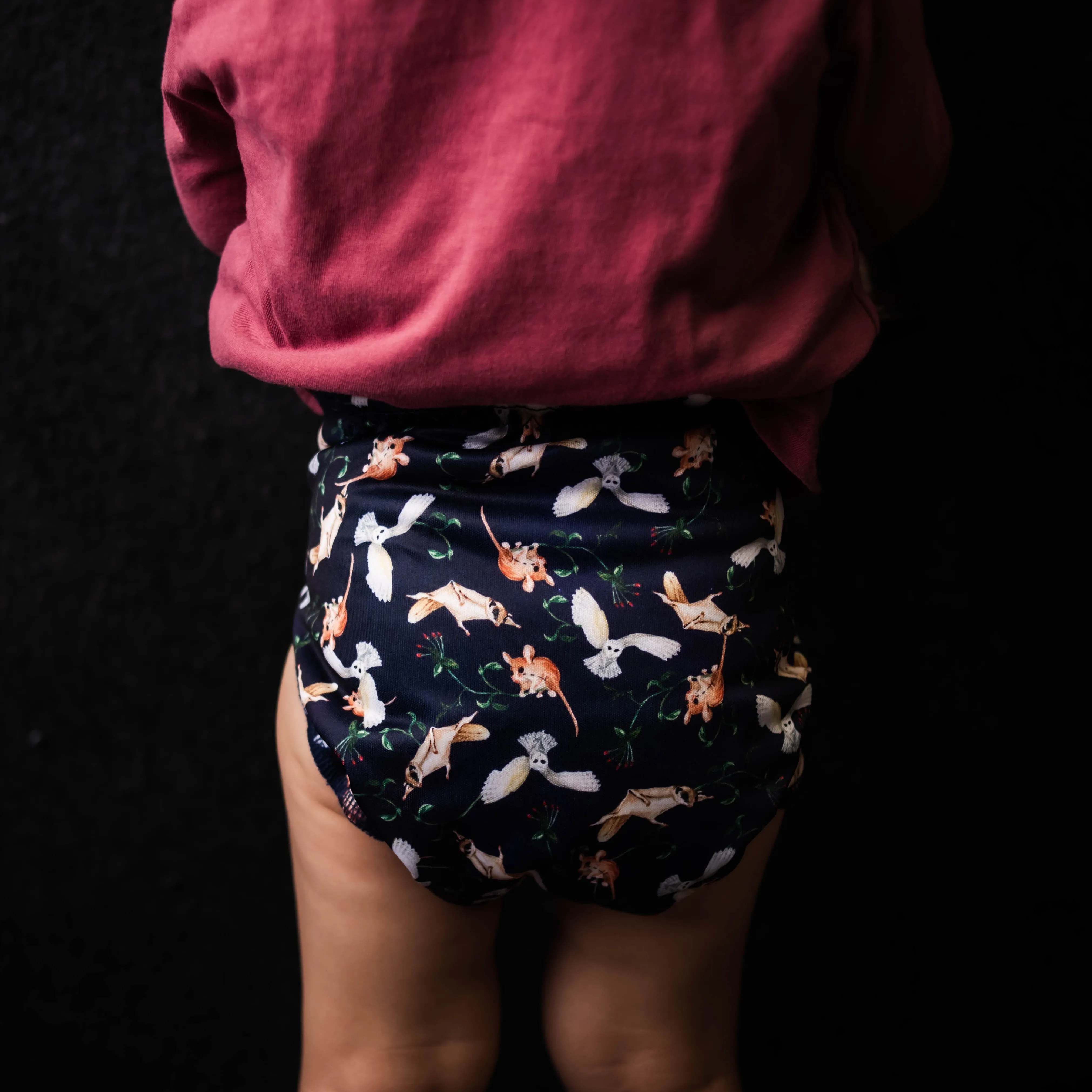 Hybrid Fitted Nappy Cover V1.0 | Moonlight Mischief (OSFM Only)