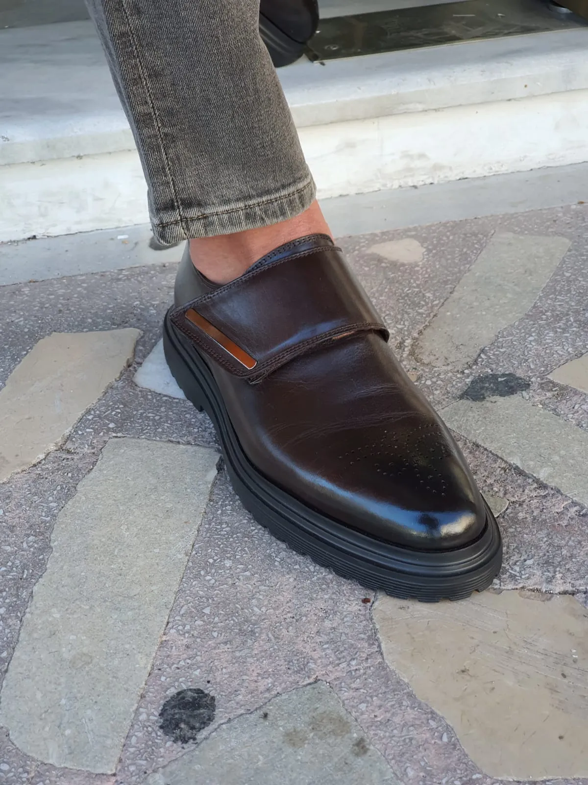 Jason Sardinelli Eva Sole Brown Shoes