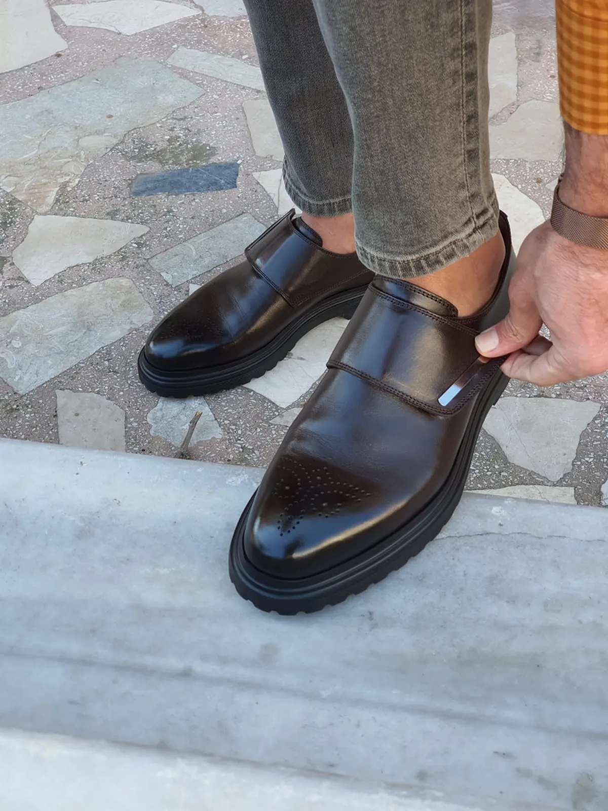 Jason Sardinelli Eva Sole Brown Shoes