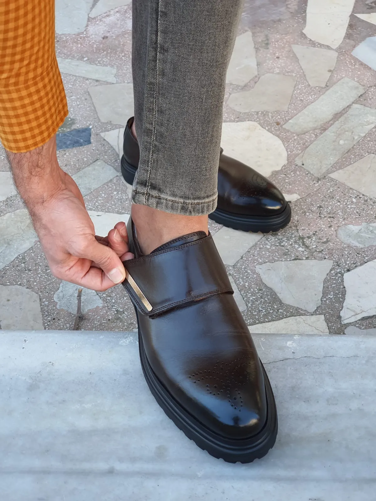 Jason Sardinelli Eva Sole Brown Shoes