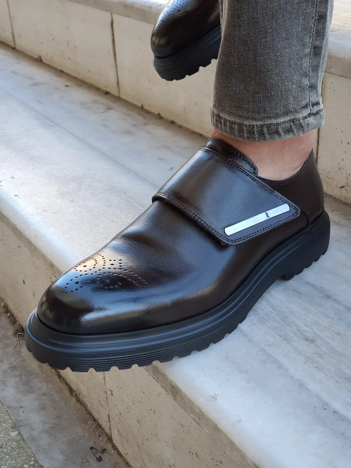 Jason Sardinelli Eva Sole Brown Shoes