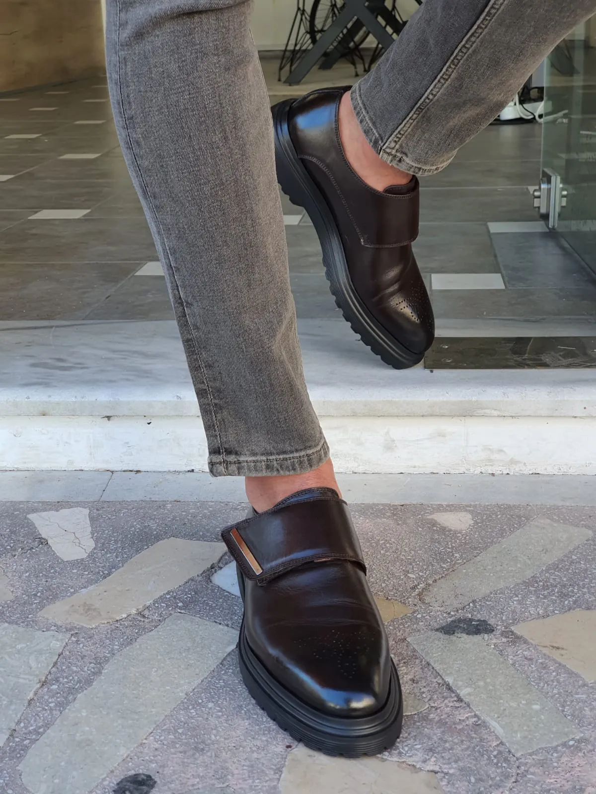 Jason Sardinelli Eva Sole Brown Shoes