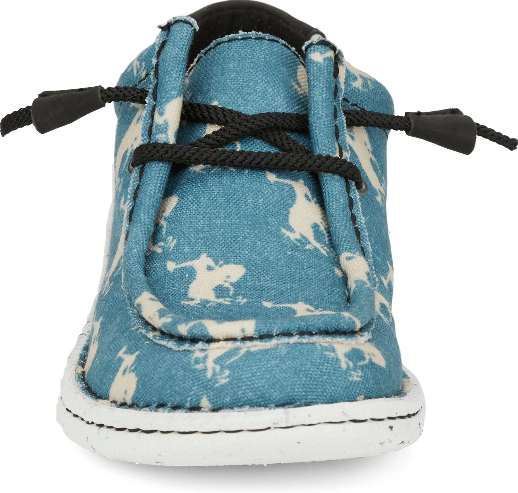 Justin Women's Hazer Turquoise & Broncs Printed Slip On Shoes JL178