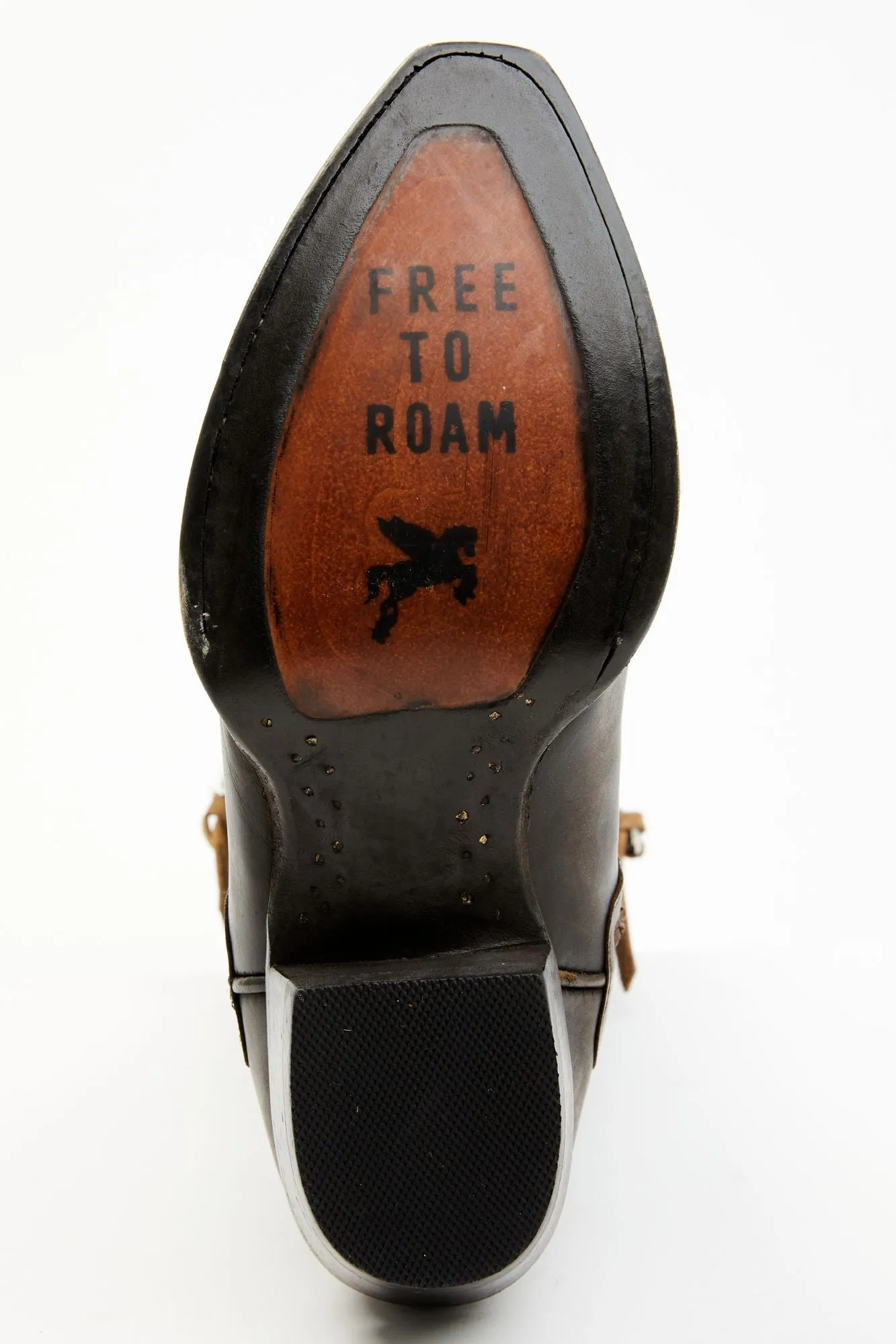 Latigo Side Zip Distressed Tall Western Boot - Snip Toe