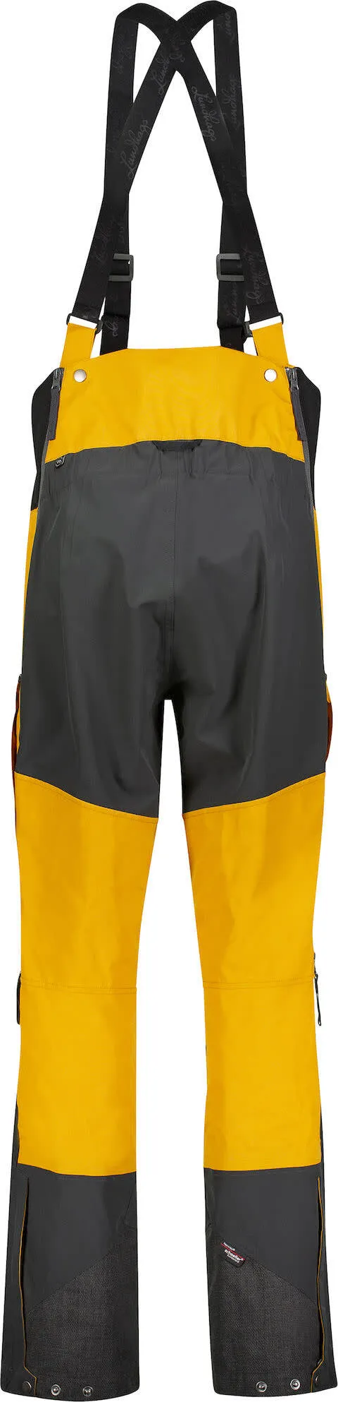 Lundhags Unisex Abisku Hybrid Bib Pant Gold/Charcoal | Buy Lundhags Unisex Abisku Hybrid Bib Pant Gold/Charcoal here | Outnorth