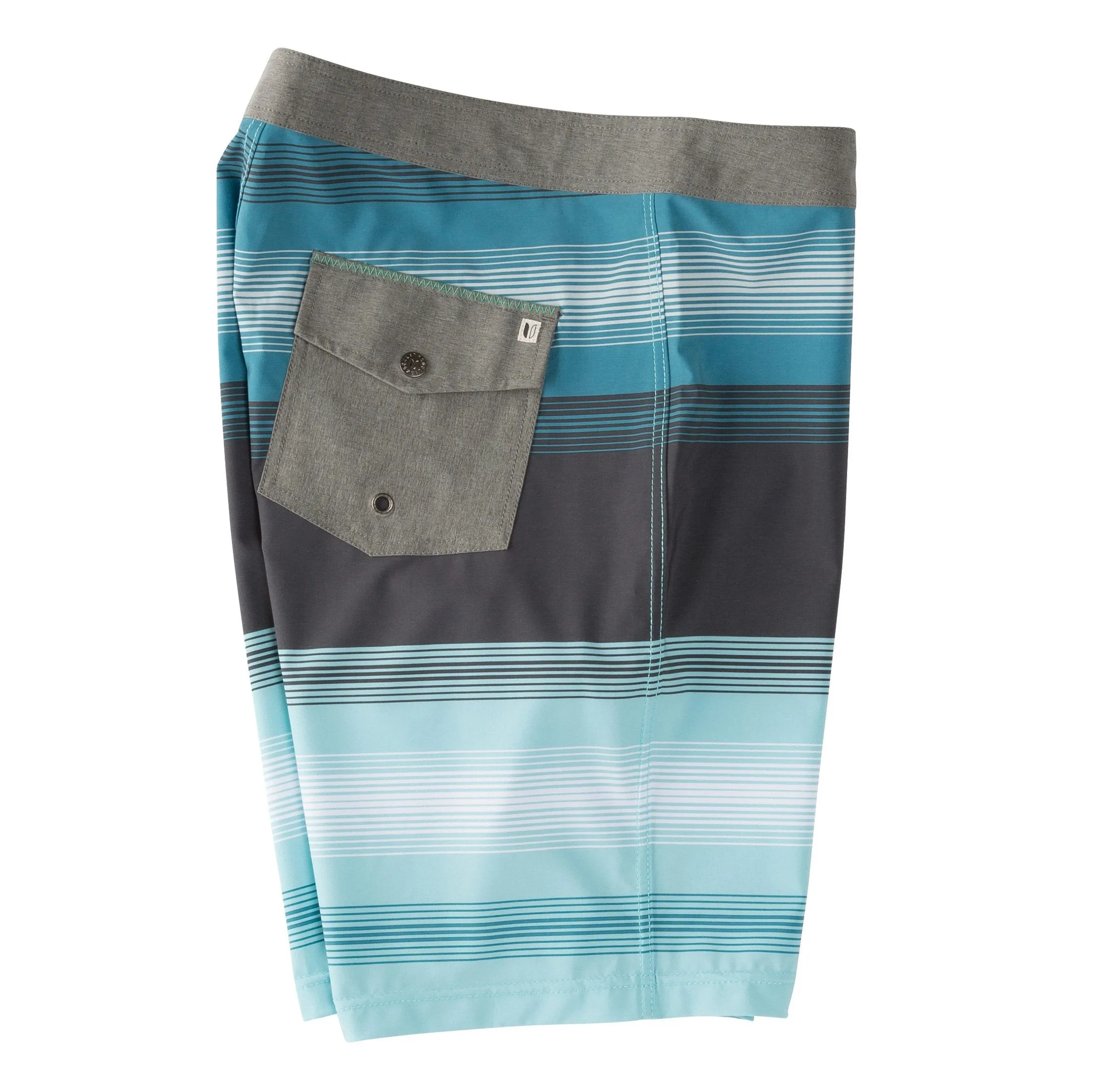 Multi Color Stripe Boardshort