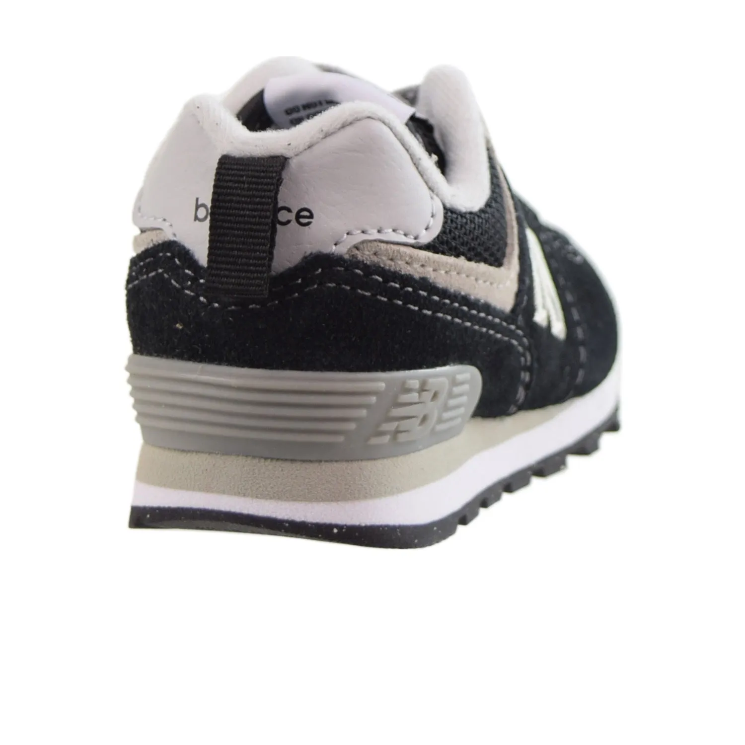 New Balance 574 Bungee "Core Pack" Toddler Shoes Black-White