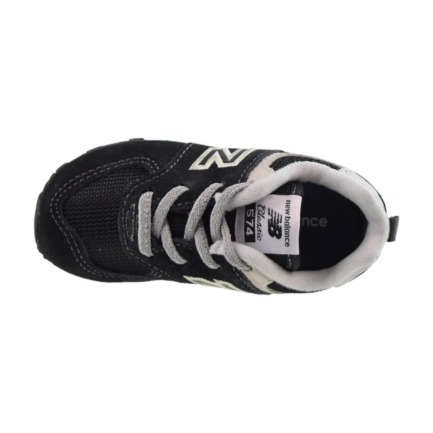 New Balance 574 Bungee "Core Pack" Toddler Shoes Black-White