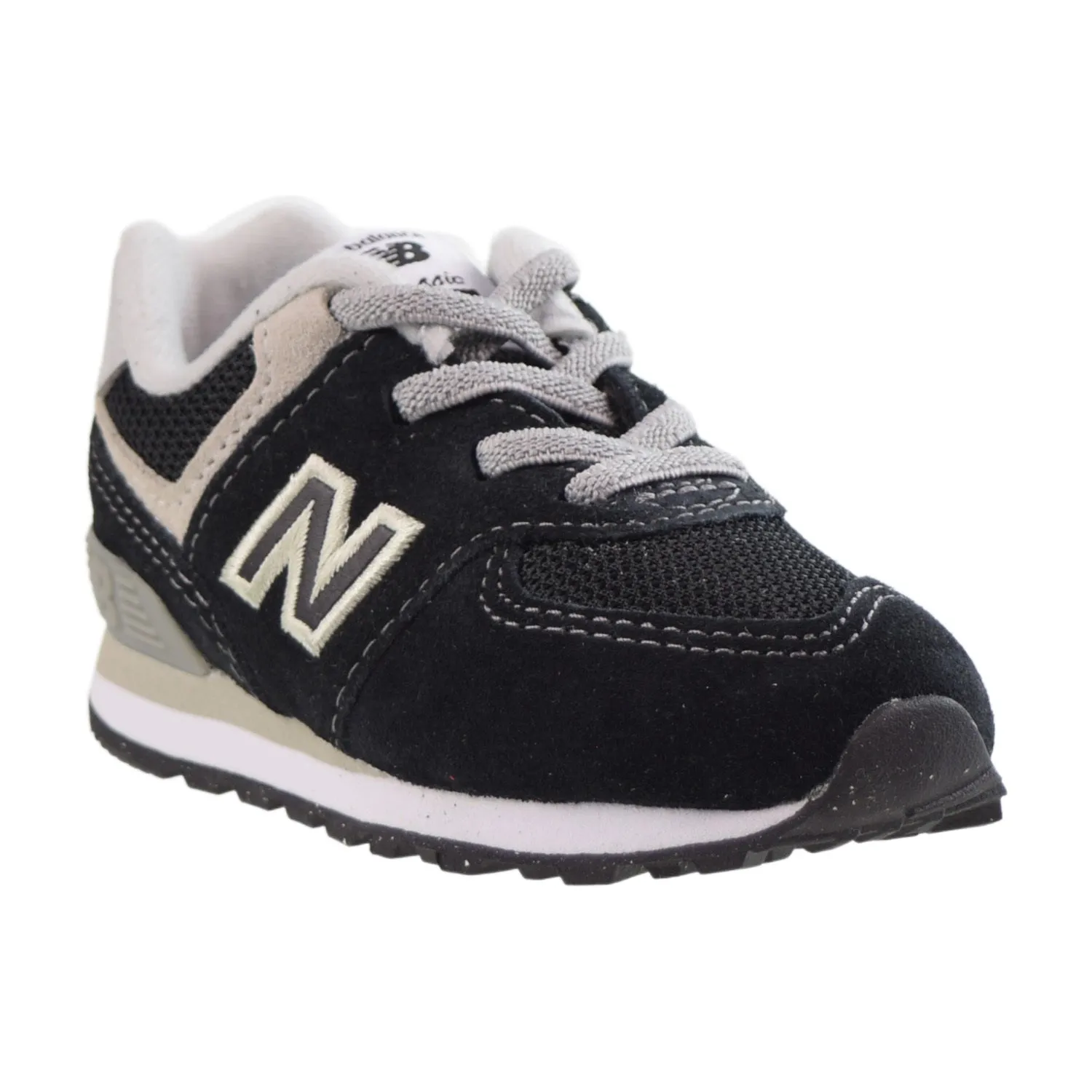 New Balance 574 Bungee "Core Pack" Toddler Shoes Black-White