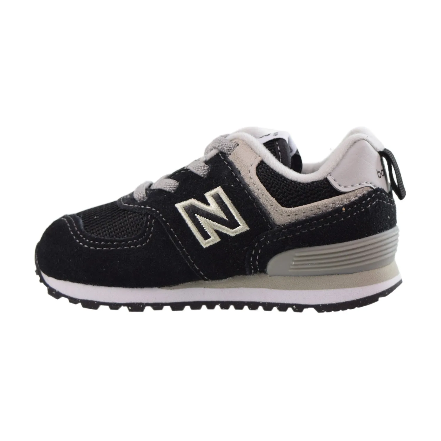 New Balance 574 Bungee "Core Pack" Toddler Shoes Black-White