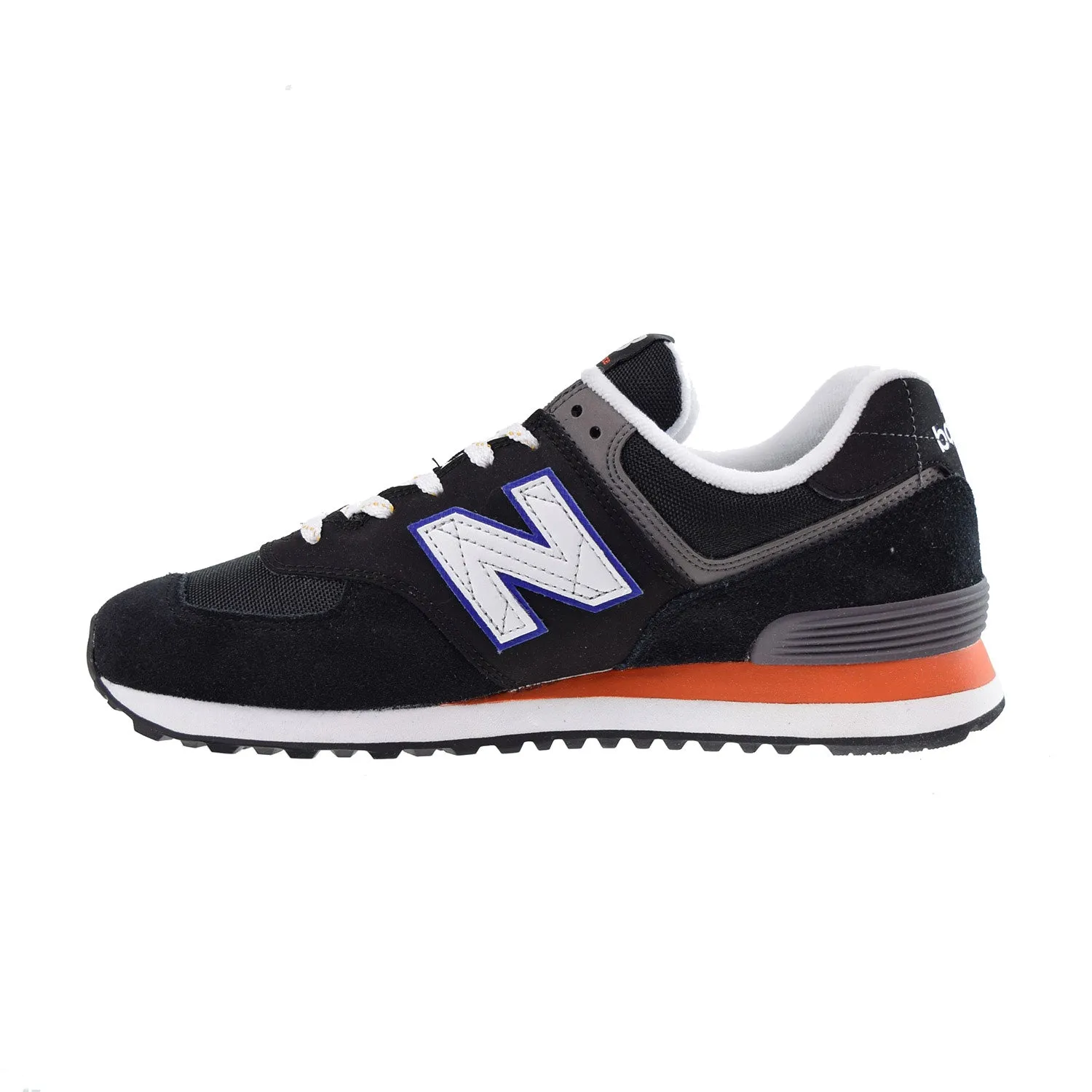 New Balance 574 Men's Shoes Black-Orange