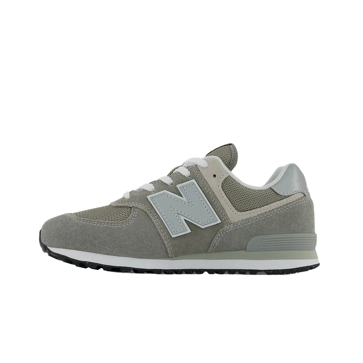 New Balance Grade School 574 Casual Sneakers GC574EVG Grey/White