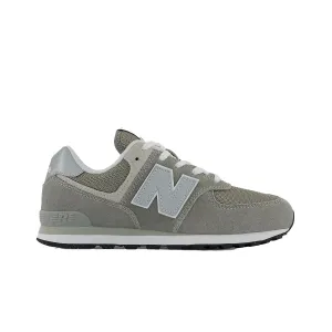 New Balance Grade School 574 Casual Sneakers GC574EVG Grey/White