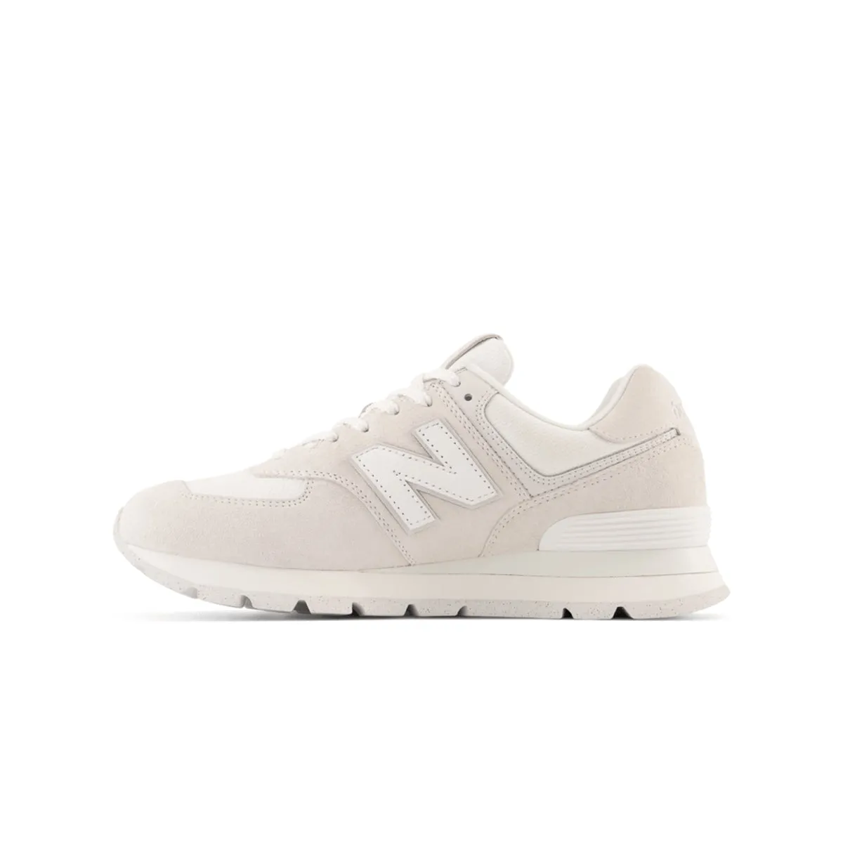 New Balance Mens 574 Rugged Casual Sneakers ML574DI2 White/White