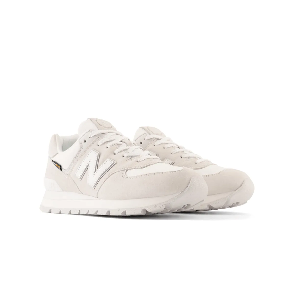 New Balance Mens 574 Rugged Casual Sneakers ML574DI2 White/White