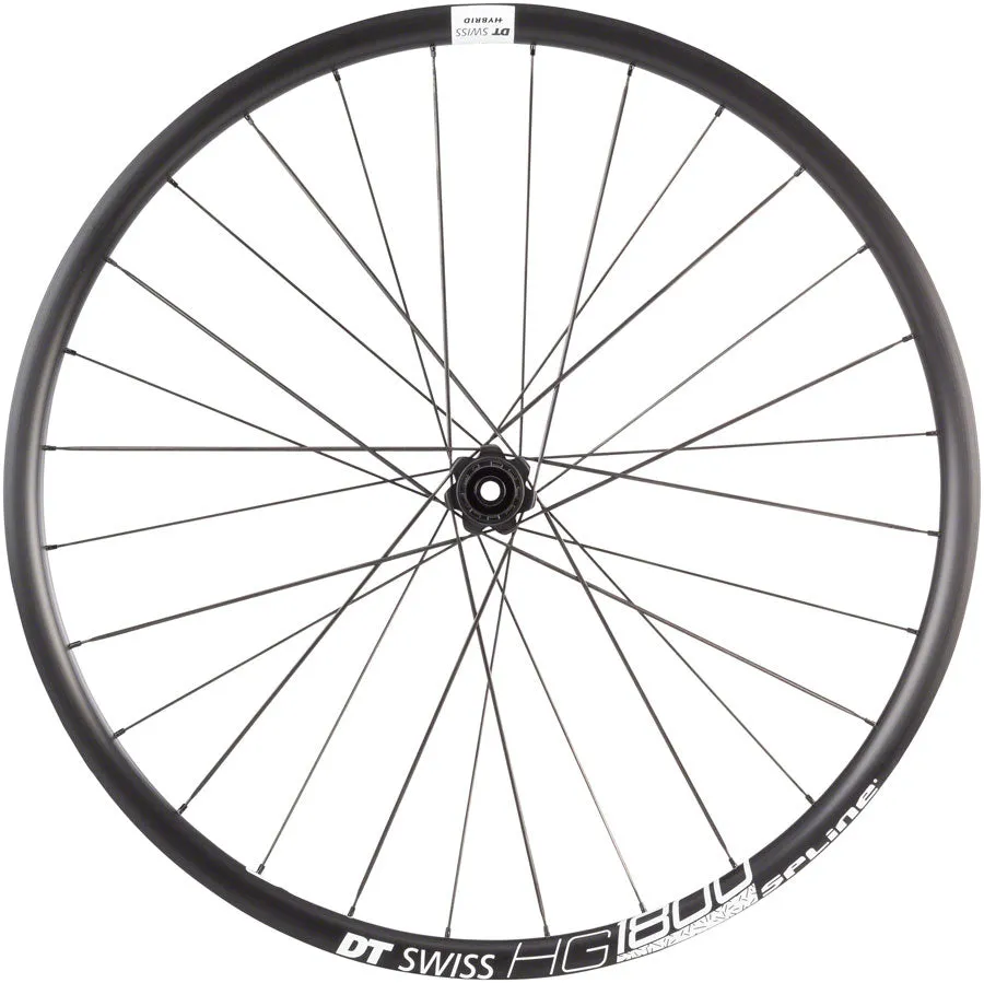 NEW DT Swiss HG 1800 Spline 25 Rear Wheel - 700, 12 x 142mm, Center-Lock/6-Bolt, HG 11/ XDR, Black