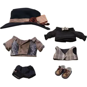 niannyyhouse 20cm Plush Doll Clothes Vintage Hat Coat Pants Shirt Vest Shoes 8in Doll Dress Up