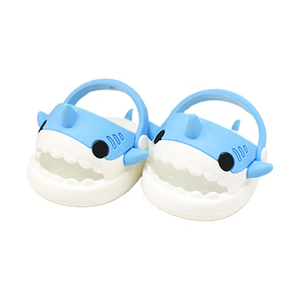 niannyyhouse 20cm Plush Doll Shark Shoes Sandals Slippers 8in Soft Stuffed Plush Toy Accessories Dress Up